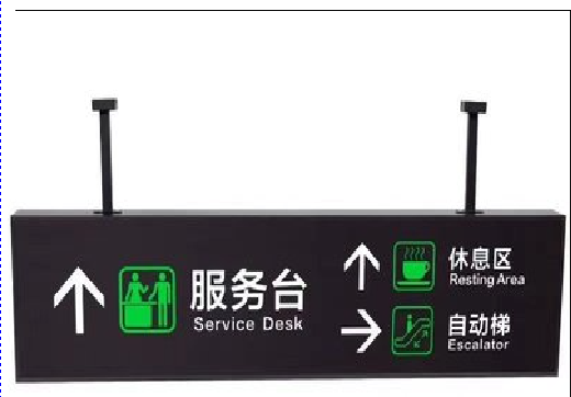 延川吊牌灯箱制作流程。